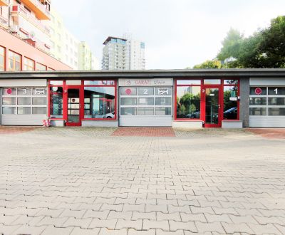Secure garage parking space in automatic garage bldg, Záhradnícka St.