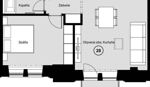 One bedroom apartment, Vrbovská cesta, Sale, Piešťany, Slovakia