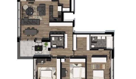Three bedroom apartment, Obchodná, Sale, Pezinok, Slovakia