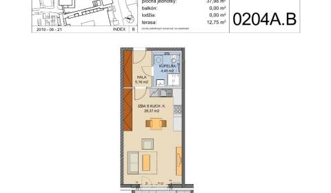 Studio, Jégého, Sale, Bratislava - Ružinov, Slovakia