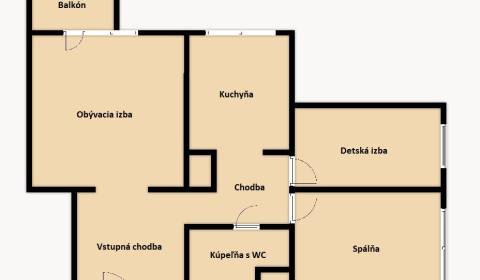 Two bedroom apartment, Jána Smreka, Sale, Bratislava - Devínska Nová V