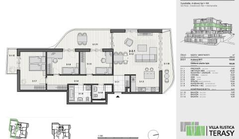 Three bedroom apartment, Martina Granca, Sale, Bratislava - Dúbravka,
