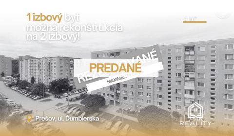 Sale Studio, Studio, Októbrová, Prešov, Slovakia