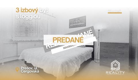 Sale Two bedroom apartment, Two bedroom apartment, Čergovská, Prešov, 