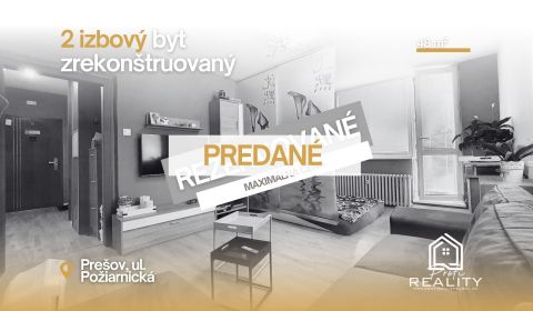 Sale One bedroom apartment, One bedroom apartment, Sídlisko Dukliansky