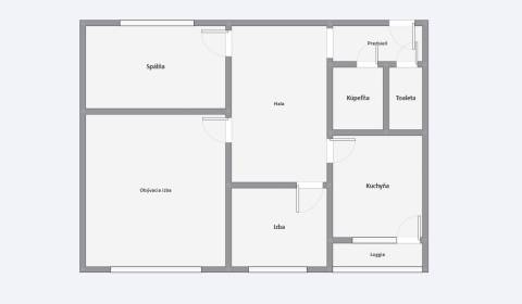 Two bedroom apartment, Holíčska, Sale, Bratislava - Petržalka, Slovaki