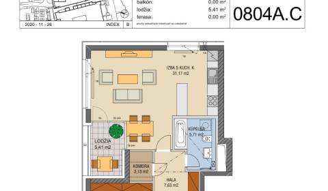 One bedroom apartment, Jégého, Sale, Bratislava - Ružinov, Slovakia