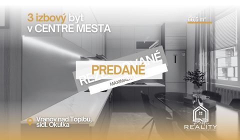 Sale Two bedroom apartment, Two bedroom apartment, Vranov nad Topľou, 