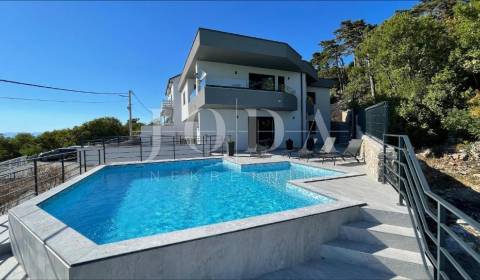 CRIKVENICA, house with swimming pool and panoramic view