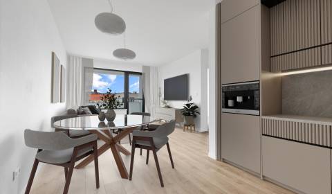 New building 1-bedroom apartment in downtown Bratislava