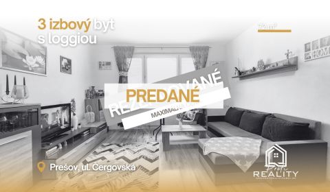 Sale Two bedroom apartment, Two bedroom apartment, Čergovská, Prešov, 