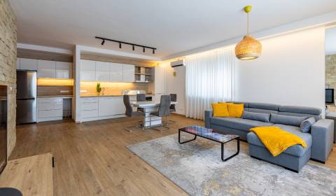 High standard 3bdr apt 117m2 near Slavín, with terrace and castle view