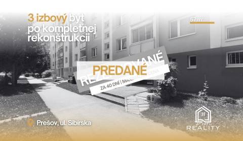 Sale Two bedroom apartment, Two bedroom apartment, Sibírska, Prešov, S
