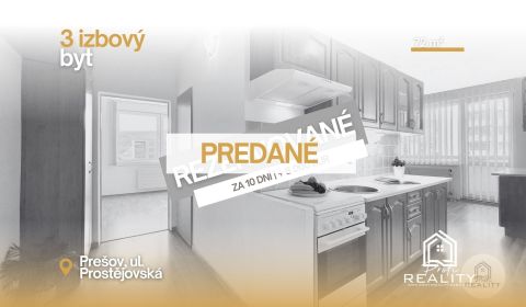 Sale Two bedroom apartment, Two bedroom apartment, Prostějovská, Prešo