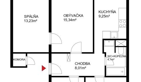 Sale Three bedroom apartment, Three bedroom apartment, Krakovská, Koši