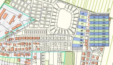Sale Land – for living, Land – for living, Šalviová, Senec, Slovakia
