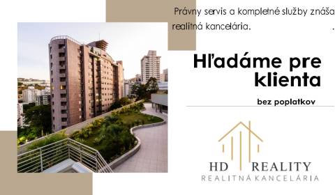 Ground Floor 2-Room Apartment Wanted in Sídlisko, Banská Bystrica
