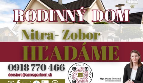 Searching for Family house, Family house, Zobor, Nitra, Slovakia