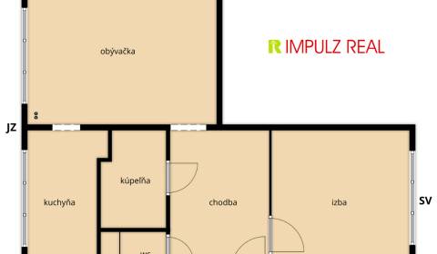 Sale One bedroom apartment, One bedroom apartment, Tr. SNP, Košice - Z