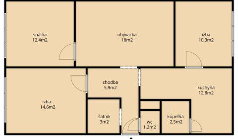 Sale Three bedroom apartment, Three bedroom apartment, Mukačevská, Pre