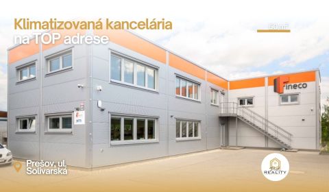 Rent Offices, Offices, Solivarská, Prešov, Slovakia