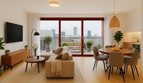 Stylish Urban Living: 3-Bedroom Apartment with Balcony in ZWIRN