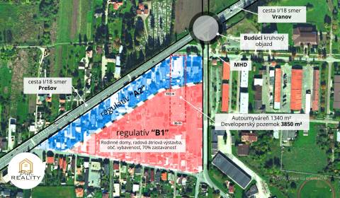 Sale Land – for living, Land – for living, Vranovská, Prešov, Slovakia