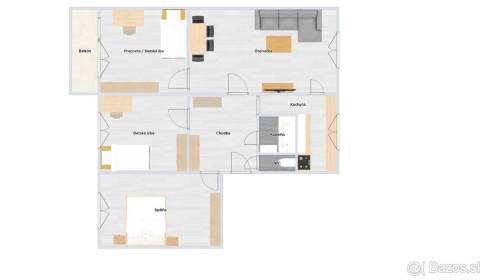 Sale Three bedroom apartment, Three bedroom apartment, Trieda SNP, Koš