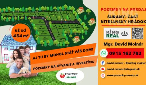 Sale Land – for living, Land – for living, NITRIANSKY HRÁDOK, Nové Zám