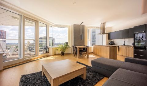 Modern 3-Room Apartment with Stunning Danube Views in Bratislava