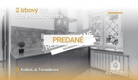 Sale One bedroom apartment, One bedroom apartment, Tomášikova 3, Košic