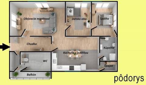 Sale Two bedroom apartment, Two bedroom apartment, Nové Mesto nad Váho