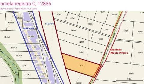Sale Land plots - commercial, Land plots - commercial, Košice - Krásna