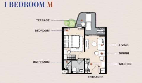 1 BEDROOM APARTMENT M THE BALCONY PHUKET