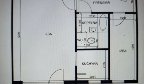 Sale One bedroom apartment, One bedroom apartment, Podzáhradná, Bratis