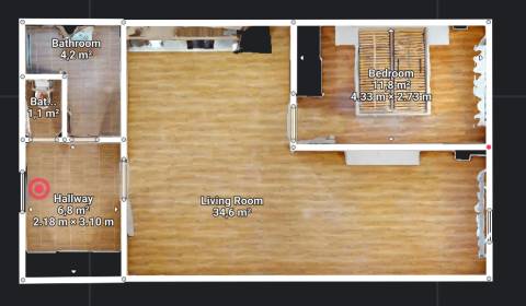 Sale One bedroom apartment, One bedroom apartment, M. Nešpora, Skalica