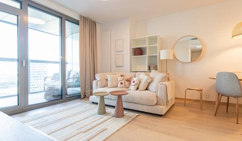 Luxurious 2-room apartment in the center with loggia
