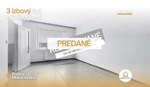 Sale Two bedroom apartment, Two bedroom apartment, Mukačevská, Prešov,