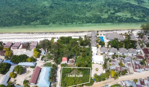 BEAUTIFUL JAMBIANI LAND POSITIONED ON SECOND BEACH LINE