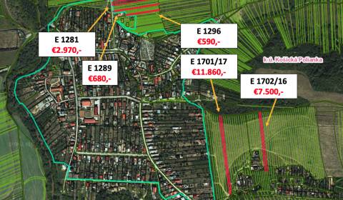 Sale Agrarian and forest land, Agrarian and forest land, Košice-okolie