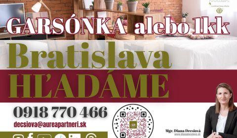 Searching for Studio, Studio, Bratislava - Ružinov, Slovakia
