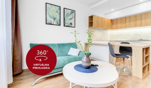 Furnished 1,5-room apartment, separate bedroom, Hronská
