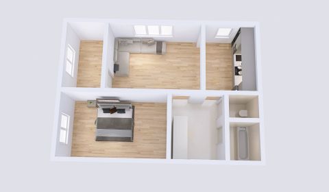 Sale Two bedroom apartment, Two bedroom apartment, Chmelinec, Púchov, 