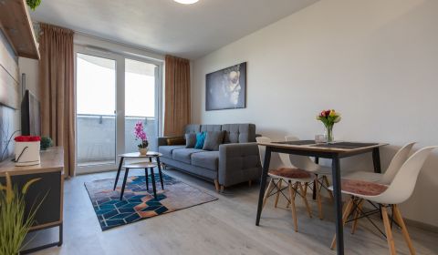 Designer 1-bdr apartment with balcony, Petržalka