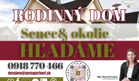 Sale Family house, Family house, Senec, Slovakia