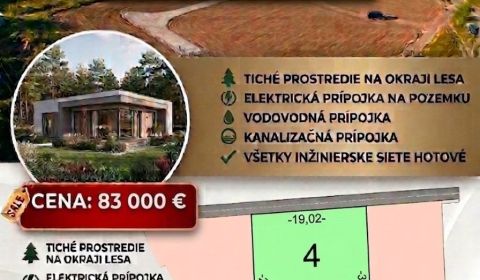 Sale Land – for living, Land – for living, Pod Borovicou, Malacky, Slo