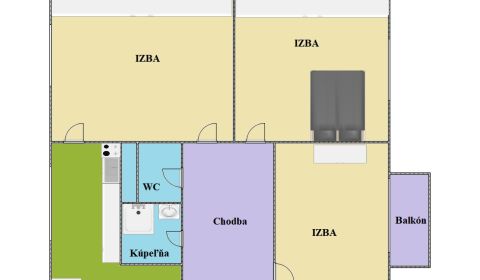 Rent Two bedroom apartment, Two bedroom apartment, Košická cesta, Komá