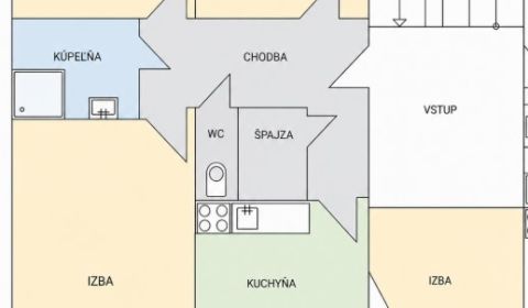 Sale Three bedroom apartment, Three bedroom apartment, Hradná, Komárno