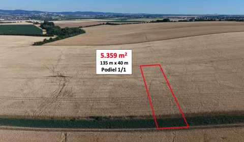 Sale Agrarian and forest land, Piešťany, Slovakia