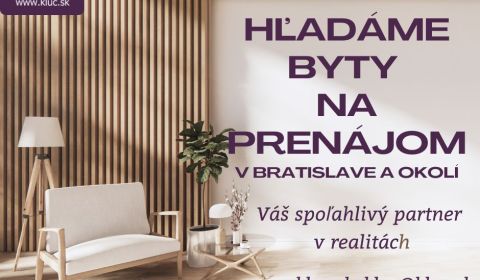 Rent One bedroom apartment, One bedroom apartment, Bratislava - Ružino
